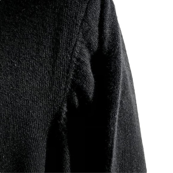 Claire France Black Lace up Knit Sweater Women 2x - Picture 3 of 7